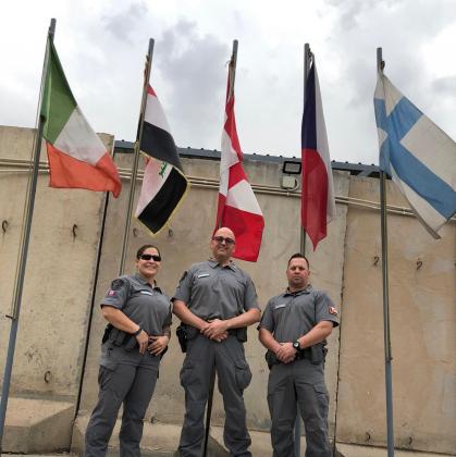Constable Beth Kostur, Inspector Nolan Berg, Constable Jemmie Sharp (Iraq - 2019)