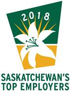 Chosen as one of Saskatchewan's Top Employers for 2018