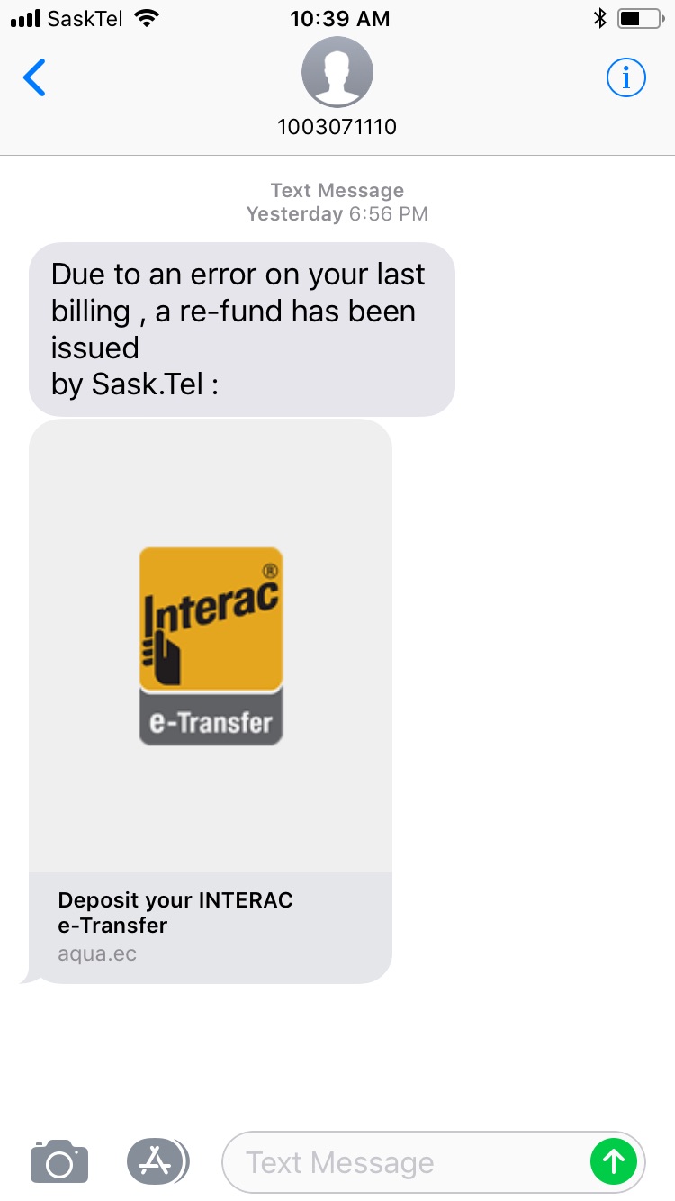 Public Advisory: Phone Bill Refund Scam