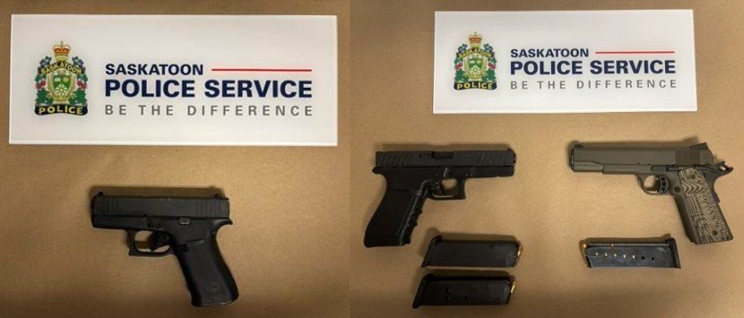 Arrest - Firearms Investigation - Handguns Seized