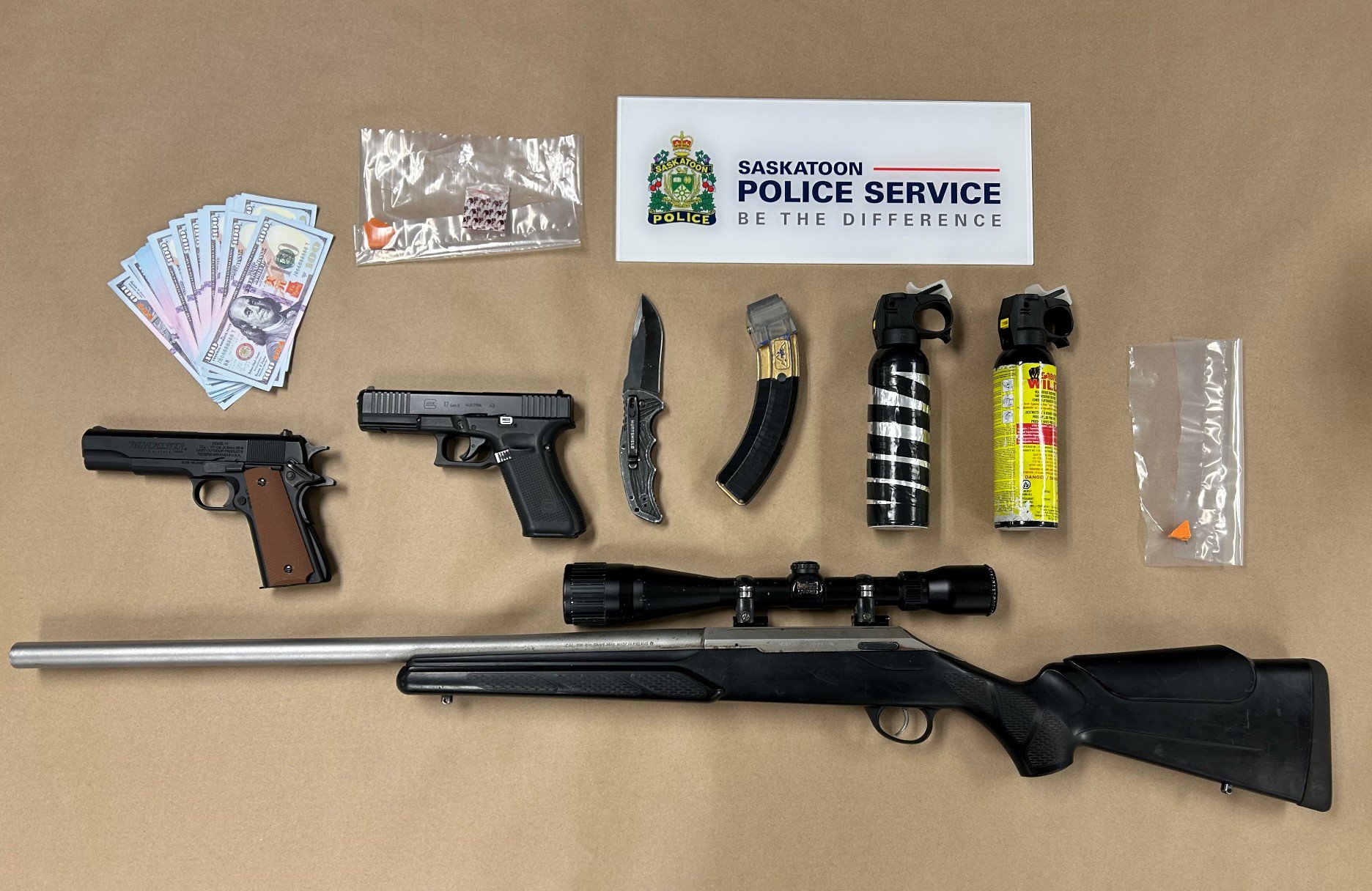 Arrests - Traffic Stop / Seized Firearms - 1200 Block Avenue G North