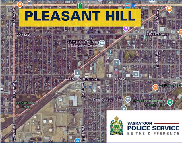 Aerial view of Pleasant Hill Neighbourhood