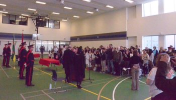 Saskatoon Police Service - Ceremony with New Canadians