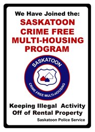 Saskatoon Police Service - Crime Free Multi Housing Program CFMH Logo