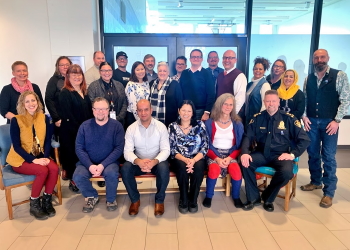 Saskatoon Police Service - Advisory Committee on Diversity - Group inside of SPS Headquarters